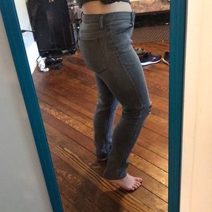 Gray high rise banana republic jeans! #NWOT